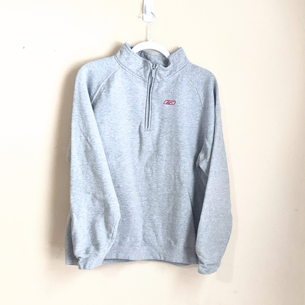 Vintage Reebok Women's Half Zip Pullover
